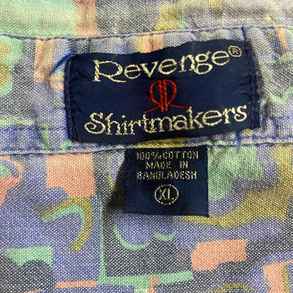 Vintage Revenge shirtmakets Multicolor Casual Button Down Shirt